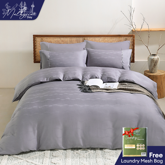 Jean Perry TENCEL™ with Bamboo Charcoal Blended Revin Fitted Bedsheet Set - 1270TC (Queen/King) B3/B4
