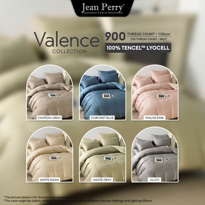 Jean Perry 100% TENCEL™  Valence Fitted Bedsheet Set - (Super Single/Queen/King) B3