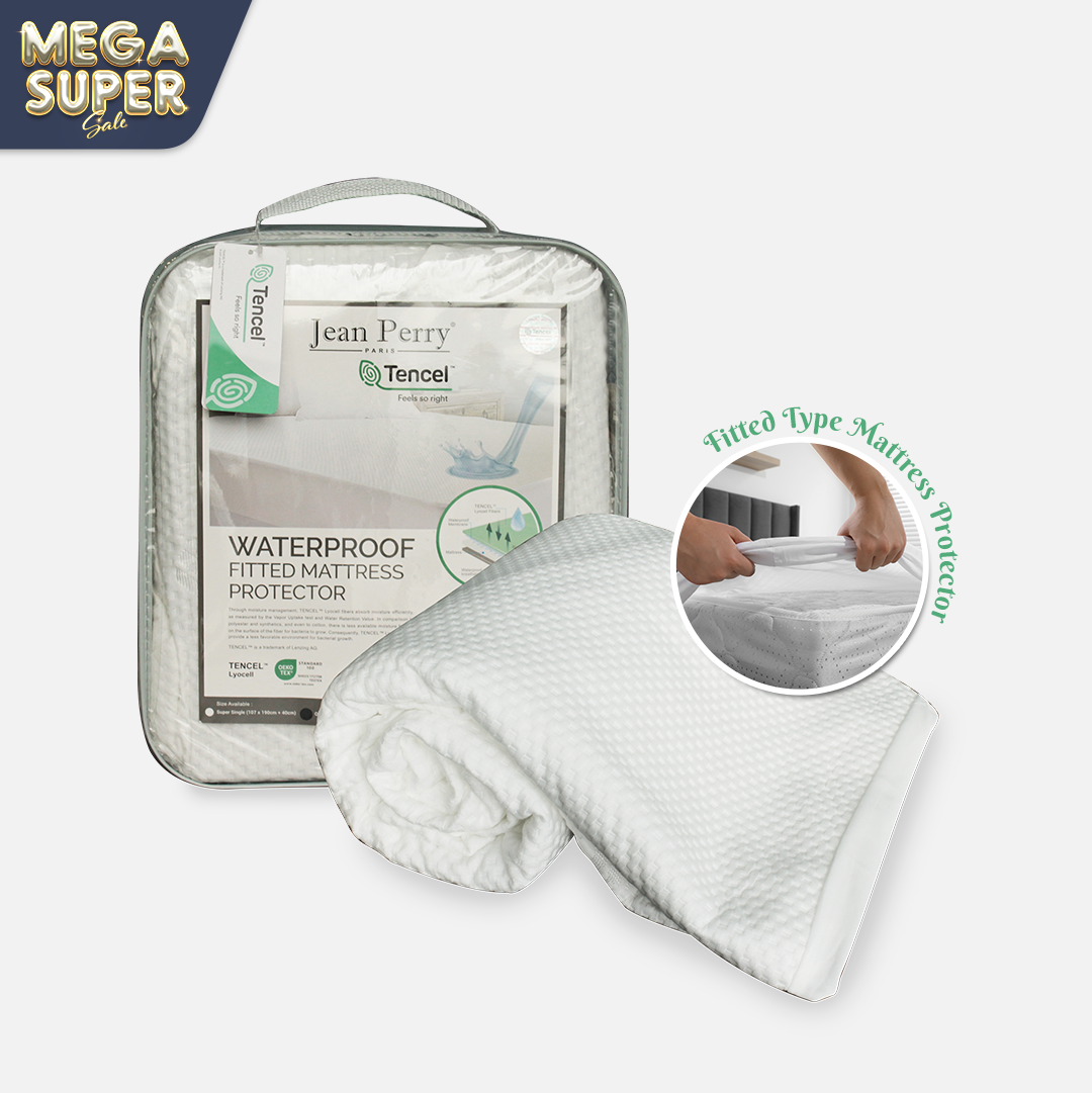 Jean Perry TENCEL™ Waterproof Fitted Mattress Protector