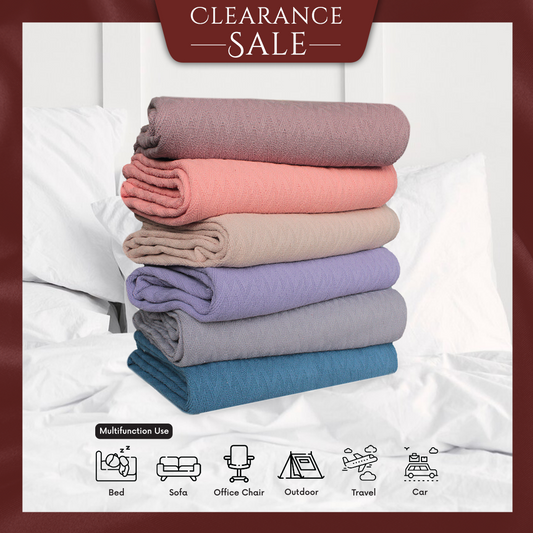Jean Perry Thermal Blanket - 100% Cotton