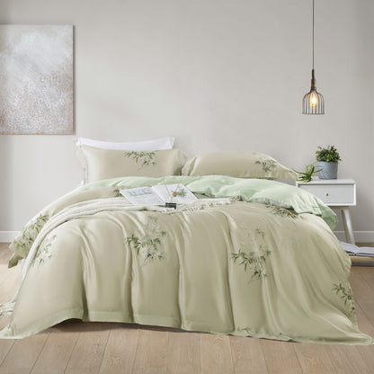 Jean Perry Alexine Quilt Cover Set - 100% TENCEL™  1200TC (Queen/King/Super King) B6