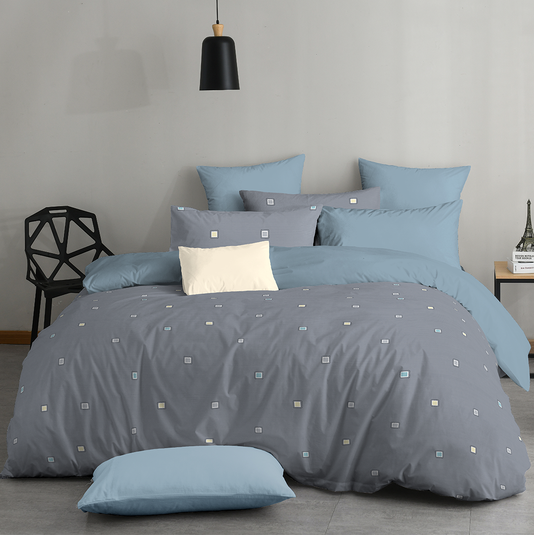 Novelle Pure Cotton Fitted Bedsheet Set | 100% Cotton 950TC