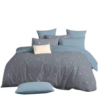 Novelle Pure Cotton Fitted Bedsheet Set | 100% Cotton 950TC