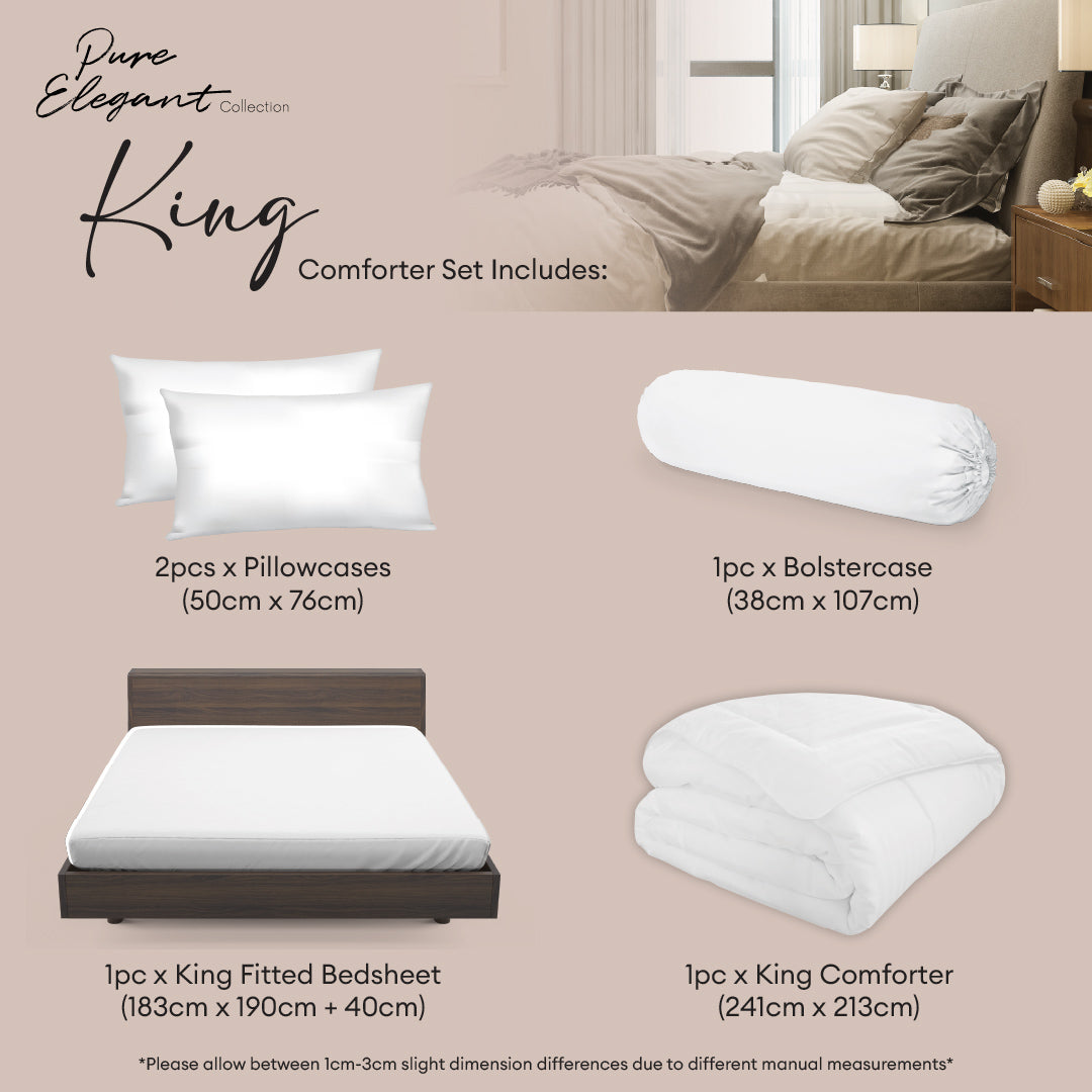 Ann Taylor Bamboo Pure Elegant Comforter Set - 100% Pure Bamboo