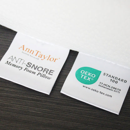 Ann Taylor Anti Snore Memory Pillow