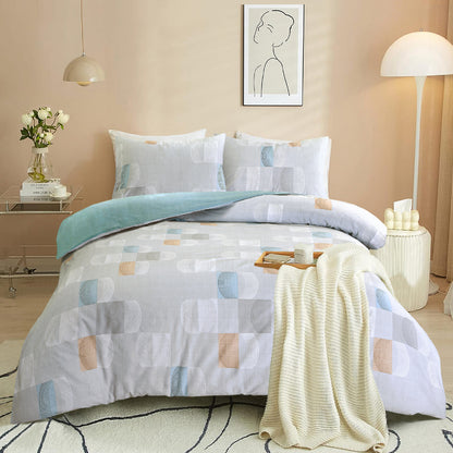 Jean Perry Marino Quilt Cover Set - 100% Combed Cotton Sateen 950TC (Queen/King) B6