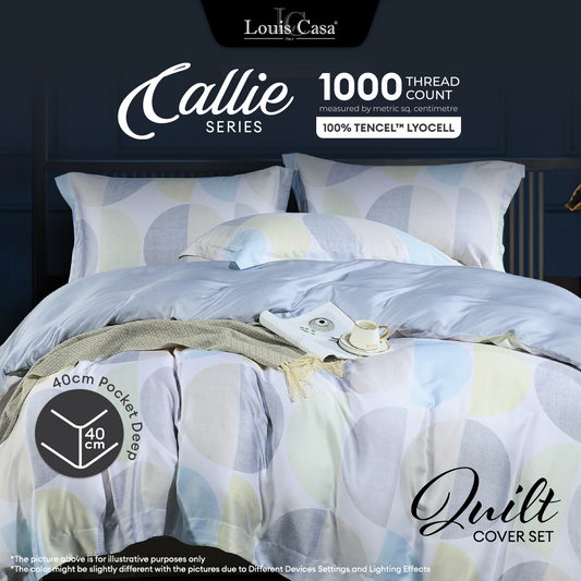 Louis Casa TENCEL™ Callie 5-IN-1 Quilt Cover Set | 100% TENCEL™ Lyocell 1000TC