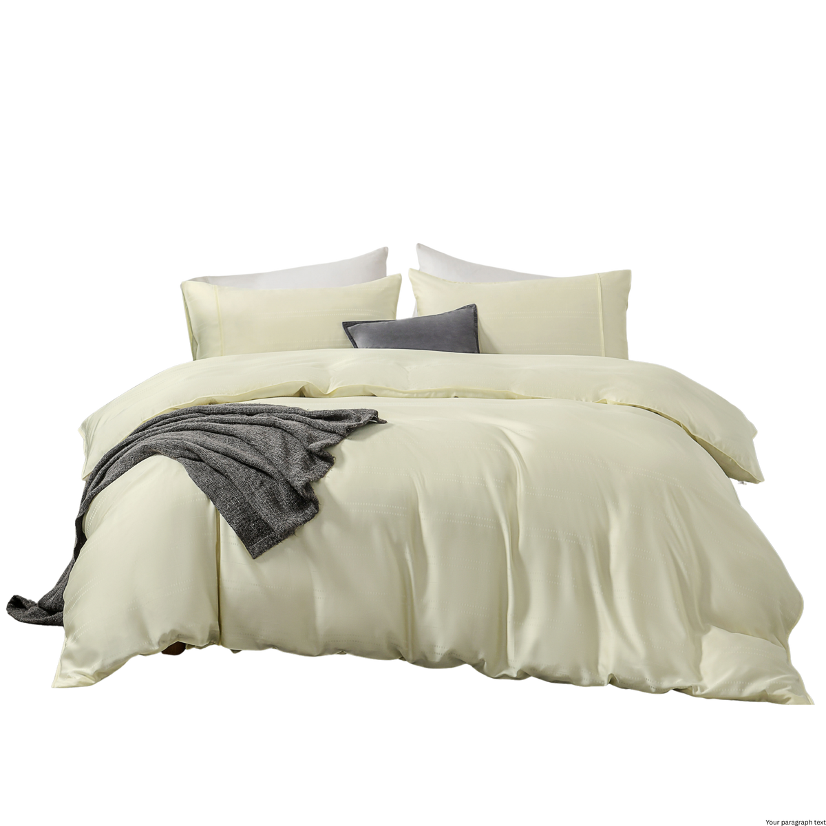 Jean Perry EcoSilk® Molise Fitted Bedsheet Set | 100% Natural Plant Fiber 1230TC