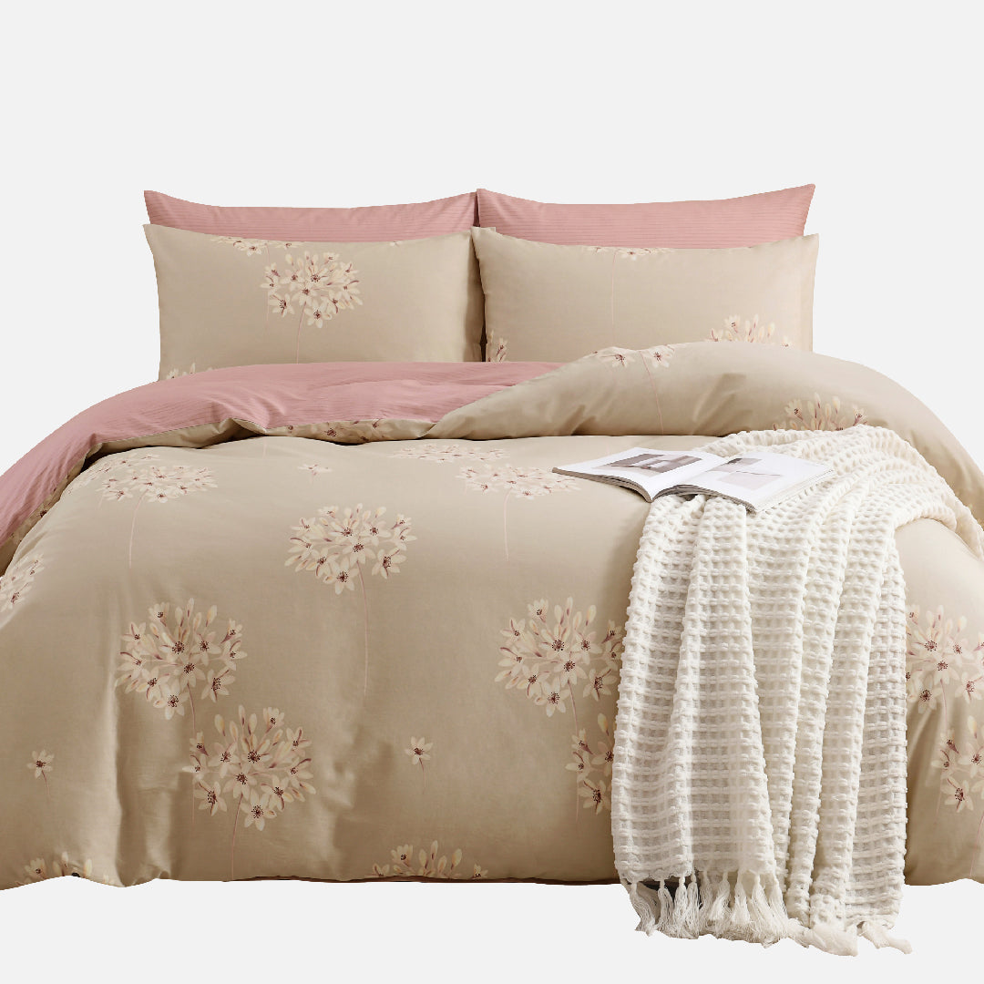 Jean Perry Marino Fitted Bedsheet Set - 100% Combed Cotton Sateen 950TC (Super Single/Queen/King) B4 B5