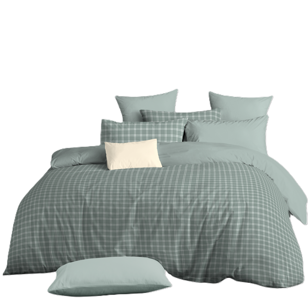 Novelle Pure Cotton Fitted Bedsheet Set | 100% Cotton 950TC