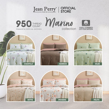 Jean Perry Marino Comforter Set - 100% Combed Cotton Sateen 950TC (Queen/King) B4 B5