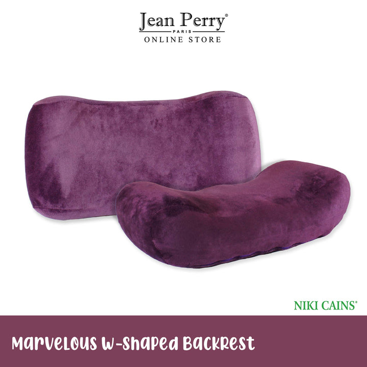 Niki Cains Marvelous Memory Foam  W-Shape Cushion