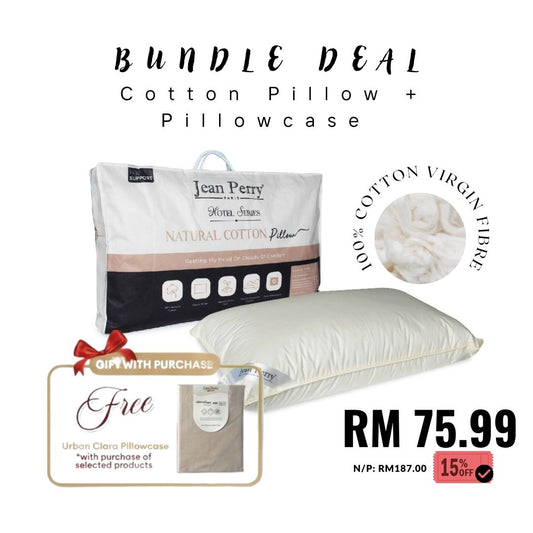 [BUNDLE DEAL] BUY COTTON PILLOW FOC PILLOWCASE - May 2026