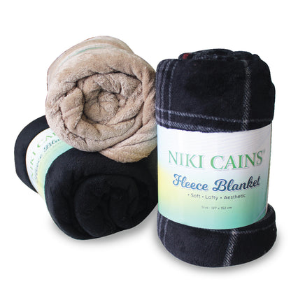 Niki Cains Adrin Fleece Blanket