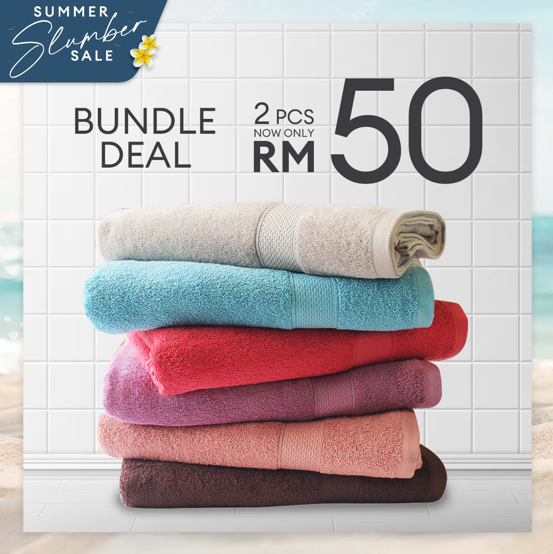 [BUNDLE DEAL] Niki Cains Emery Bath Towel 2@RM50