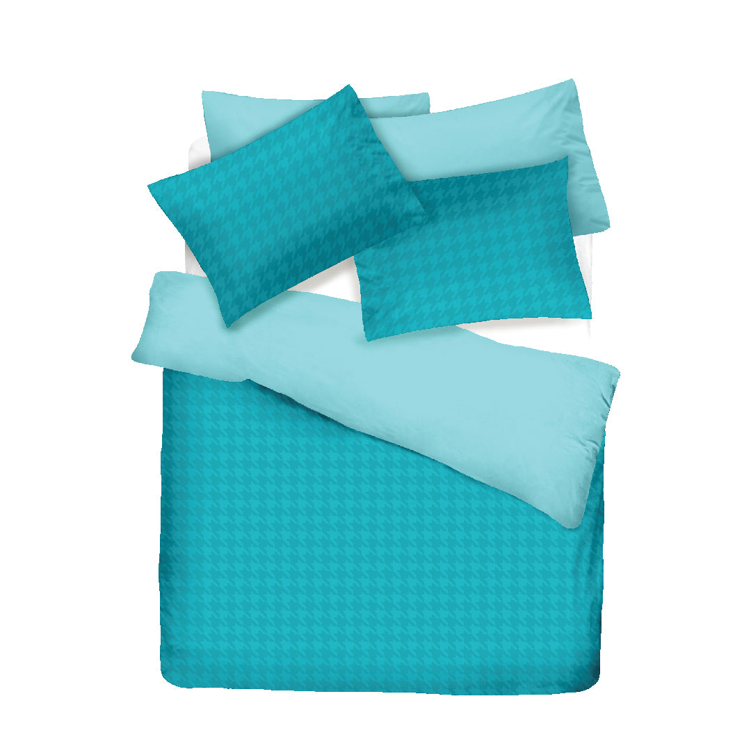Novelle Super Soft Yarn Avenue Fitted Bedsheet Set - 650TC