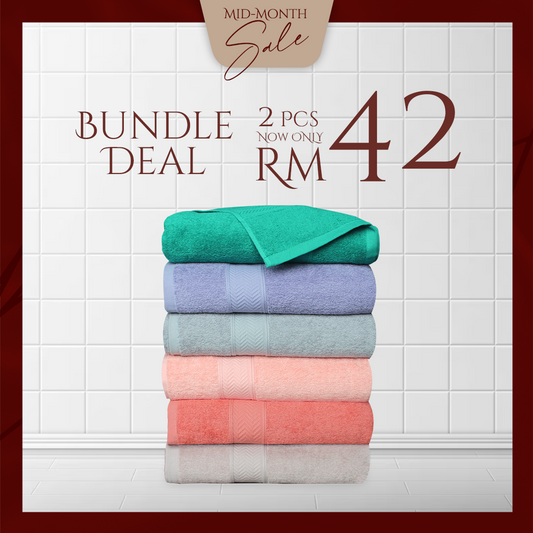 Novelle Authentic Bath Towel BUNDLE 2@ RM42