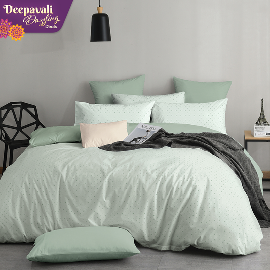 Novelle Pure Cotton Fitted Bedsheet Set - 100% Cotton (Super Single/Queen/King) B4/5/7
