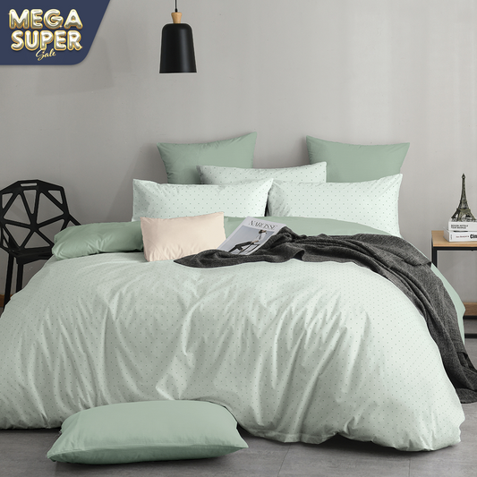 Novelle Pure Cotton Fitted Bedsheet Set - 100% Cotton (Super Single/Queen/King) B4/5/7