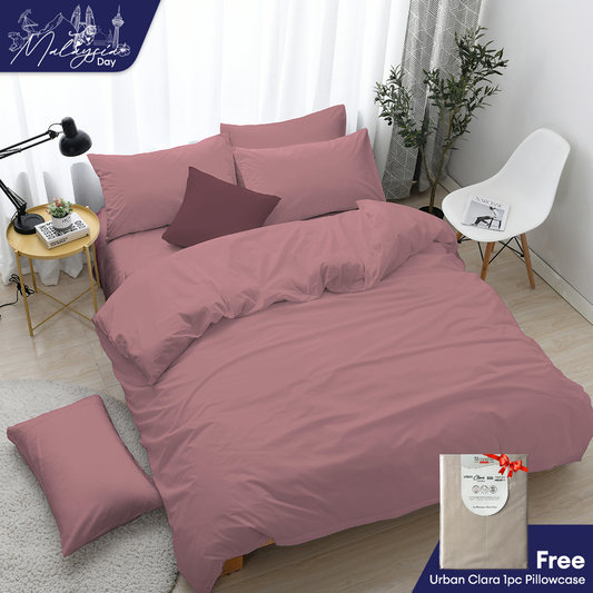 Novelle Urban Clara Fitted Bedsheet Set - Super Soft Yarn  850TC (Single/ Queen/ King)