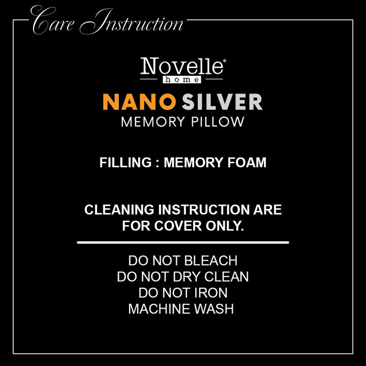 Novelle Nano Silver Memory Pillow