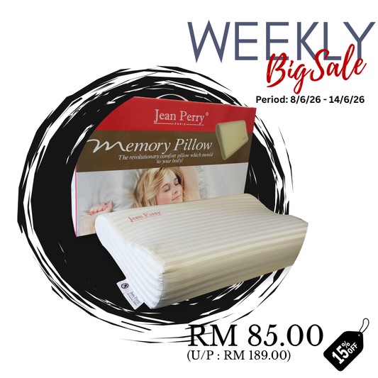 [LIMITED TIME DEAL] Jean Perry Memory Pillow RM85