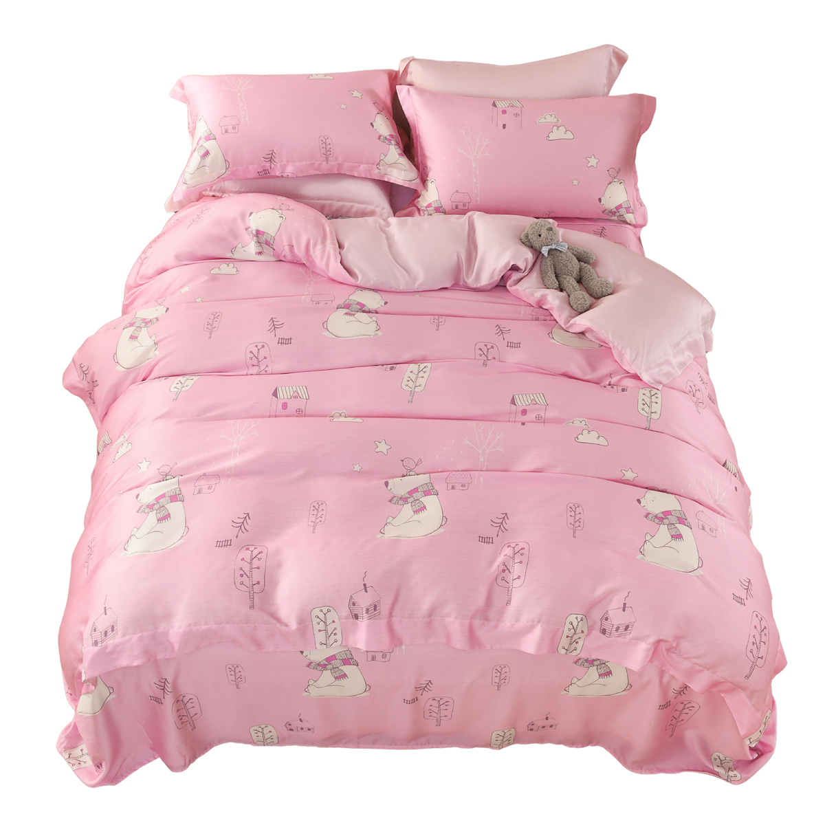 Jean Perry TENCEL™ Marvelous Fitted Bedsheet Set | 100% Tencel™ Lyocell 1200TC
