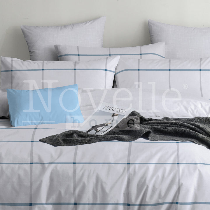 Novelle Pure Cotton Quilt Cover Set - 100% cotton 850TC (40cm)