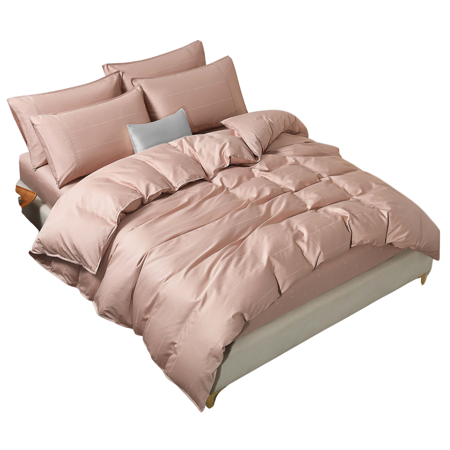 Jean Perry Clino Quilt Cover Set | 100% Combed Cotton Sateen  1200TC