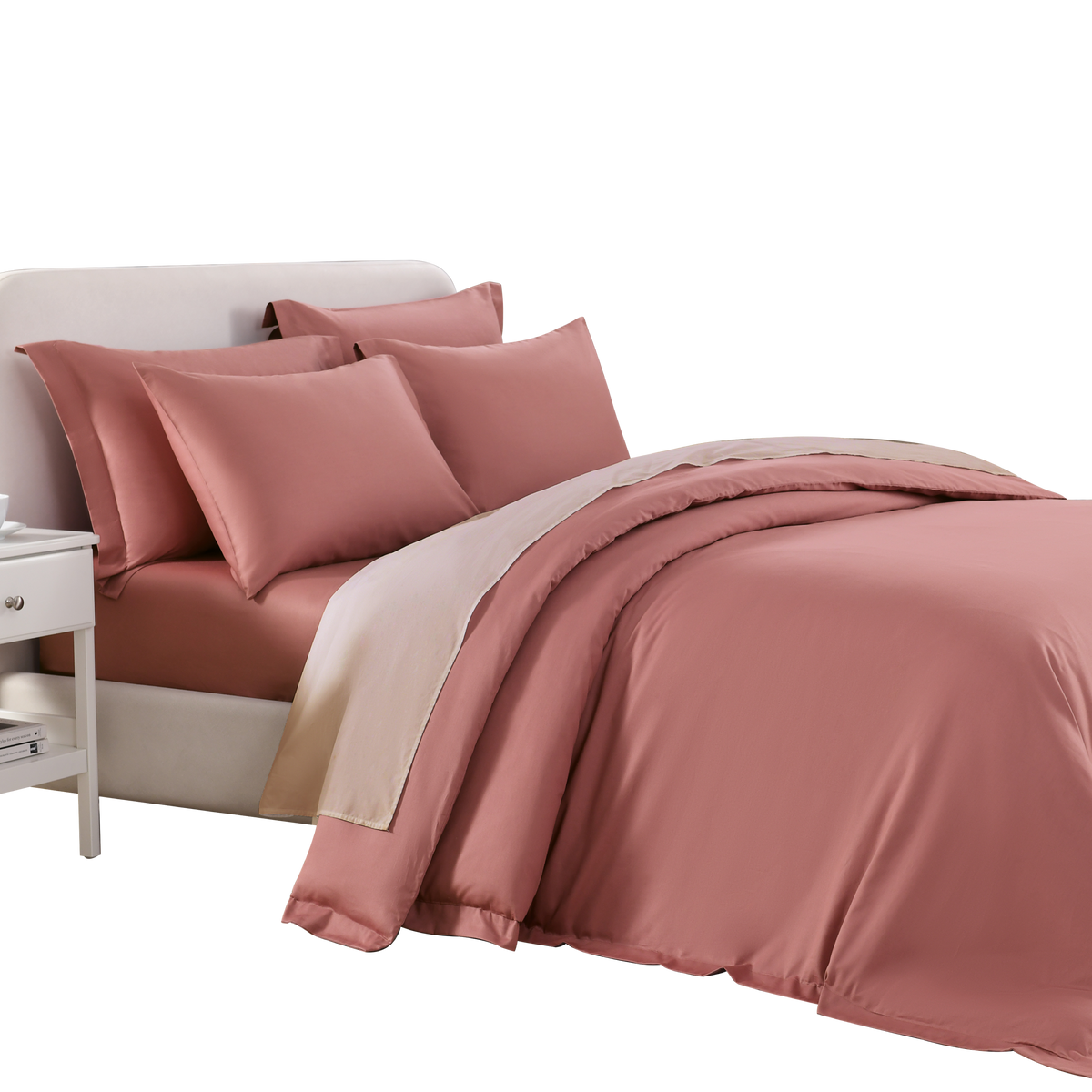 Jean Perry Colorie Fitted Bedsheet Set | 100% Combed Cotton Sateen 1000TC