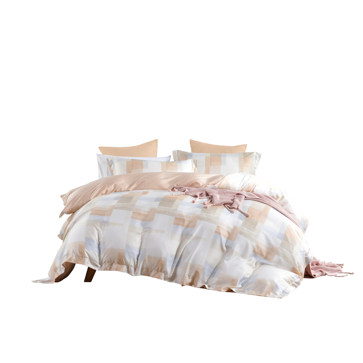 Jean Perry EcoSilk® Cascia Quilt Cover Set | 100% Natural Plant Fiber 1200TC