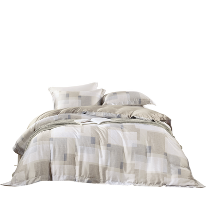 Jean Perry TENCEL™ Alexine Quilt Cover Set | 100% TENCEL™  1200TC