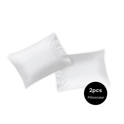 Jean Perry Hotel Series Signature White 2pcs Pillow Case | 100% Cotton 950TC