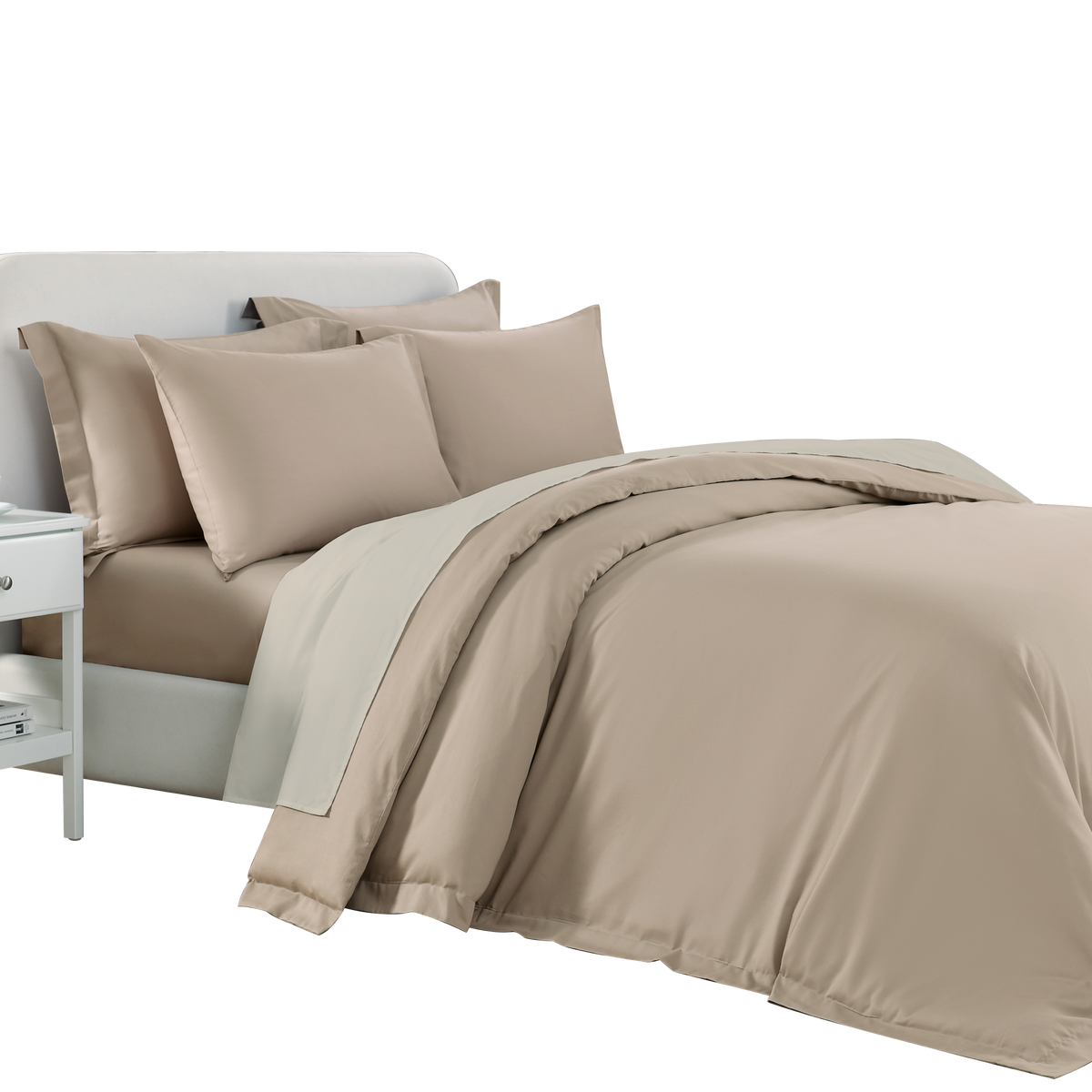 Jean Perry Colorie Fitted Bedsheet Set | 100% Combed Cotton Sateen 1000TC
