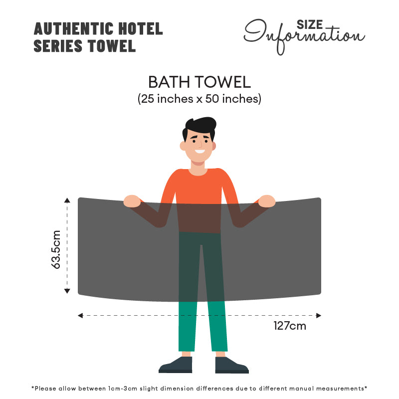 [MERDEKA BUNDLE DEAL] Novelle Authentic Bath Towel 3 @ RM68 - 100% cotton