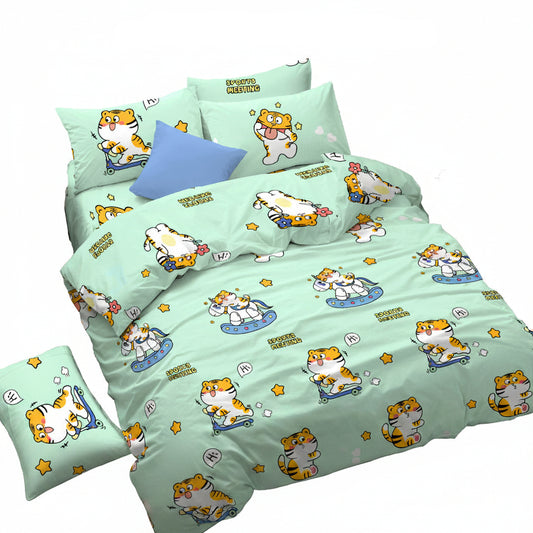 Novelle Fun Land Fitted Bedsheet Set | Cotton Non-Iron 900TC