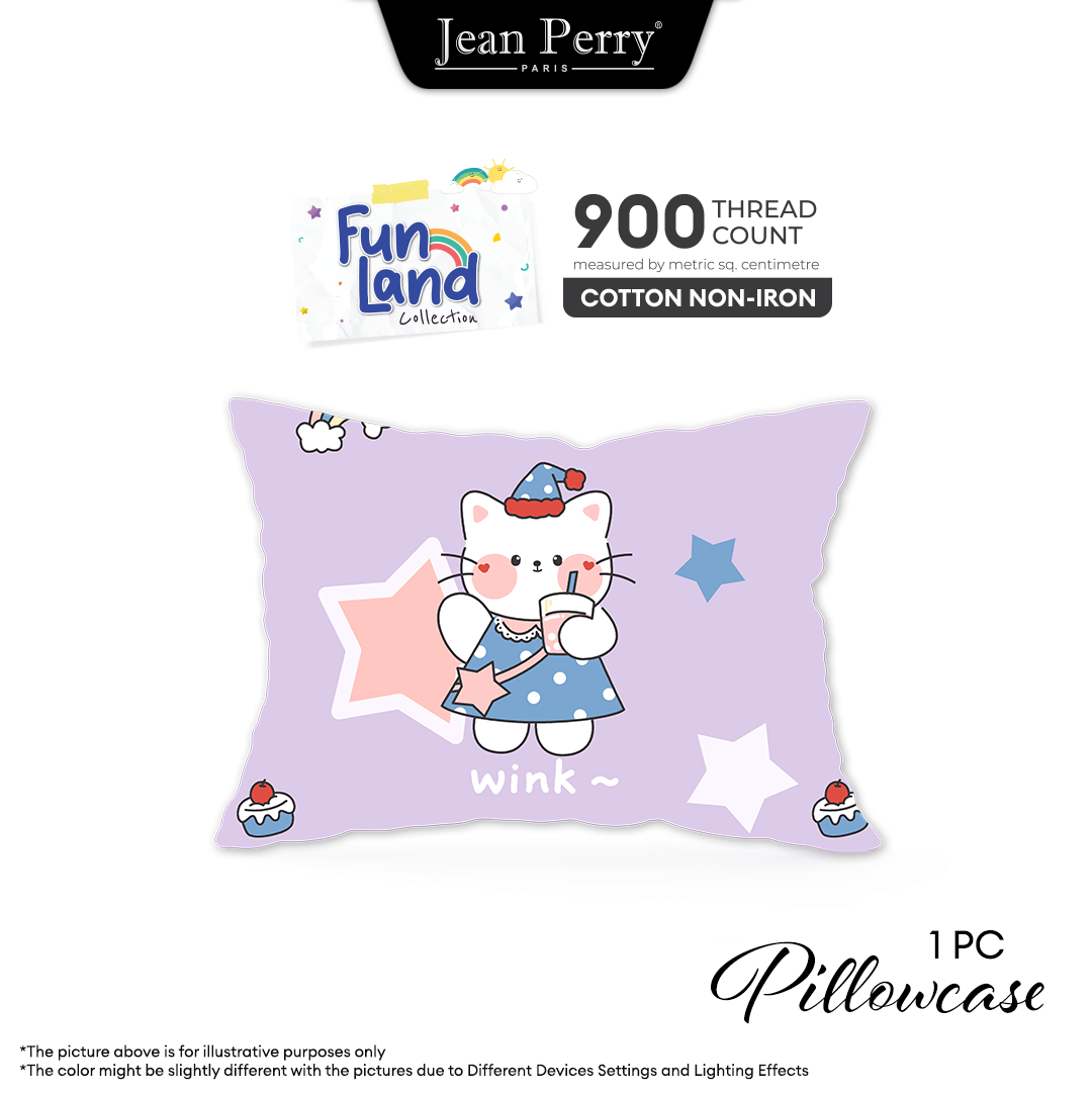 Novelle Fun Land 1pc Pillow Case | Cotton Non-Iron