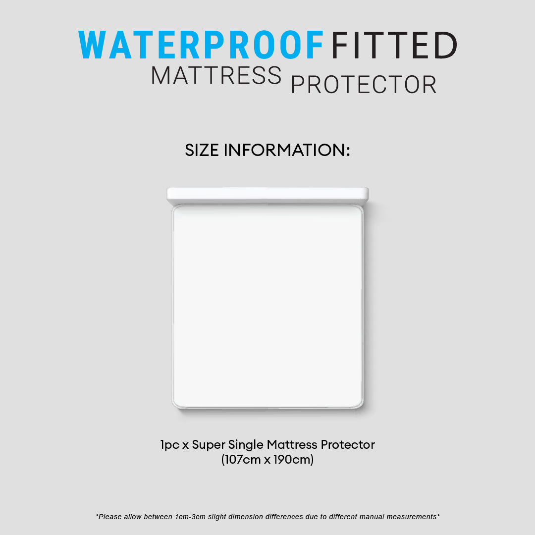 Jean Perry Waterproof Fitted Mattress Protector
