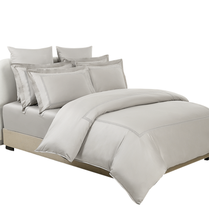 Jean Perry Hotel Series Embroidery Quilt Cover Set | 100% Combed Cotton Sateen 1100TC