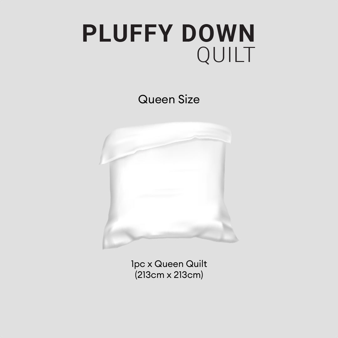Jean Perry Pluffy Down White Quilt