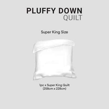 Jean Perry Pluffy Down White Quilt