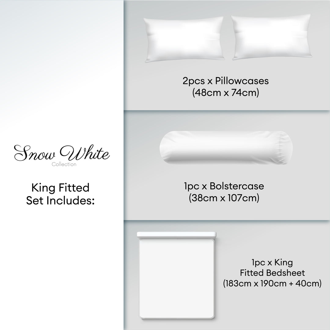 Ann Taylor Snow White Fitted Bedsheet Set