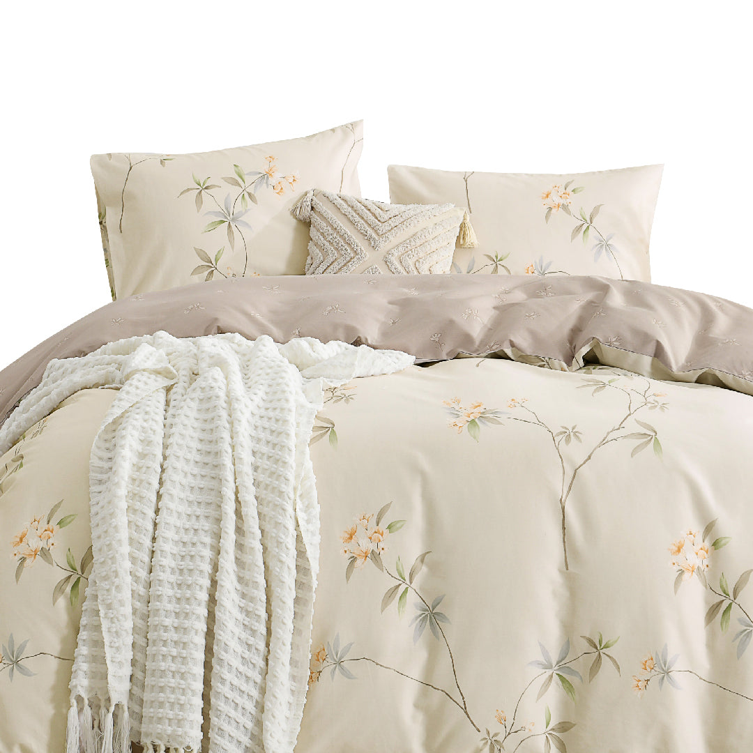 Jean Perry Dallas Fitted Bedsheet Set - COTTON USA™  1100TC (Super Single/ Queen/ King)