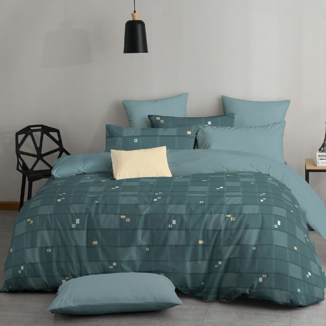 Novelle Pure Cotton Fitted Bedsheet Set - 100% Cotton (Super Single/Queen/King) B4/5/7