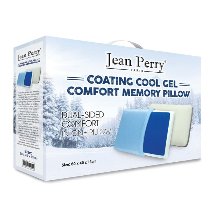 Jean Perry Coating Cool Gel Memory Pillow