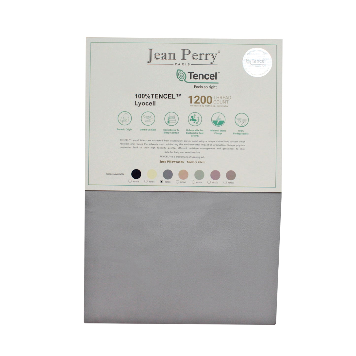 Jean Perry TENCEL™ 2pcs Pillow Case - 1200TC