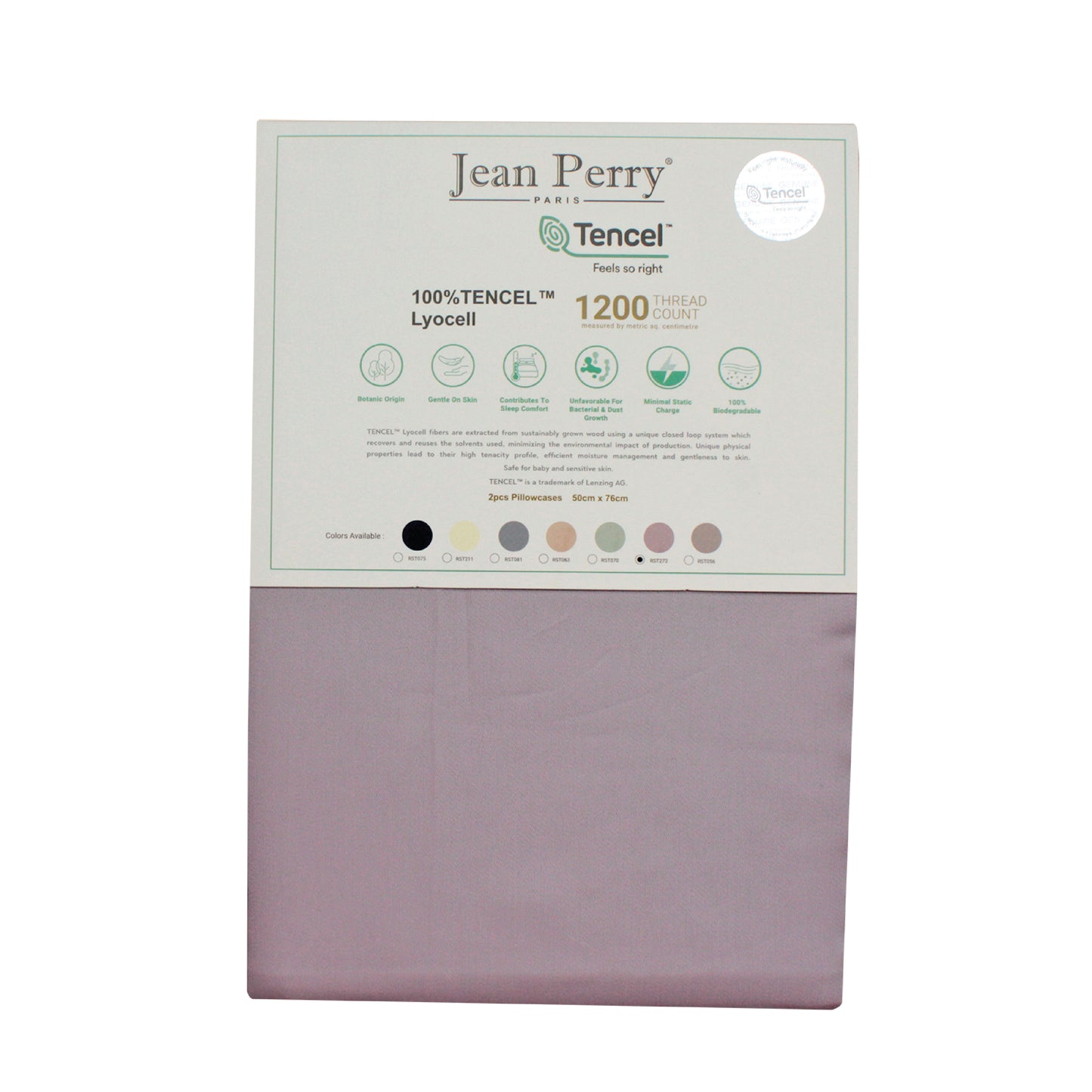 Jean Perry TENCEL™ 2pcs Pillow Case - 1200TC