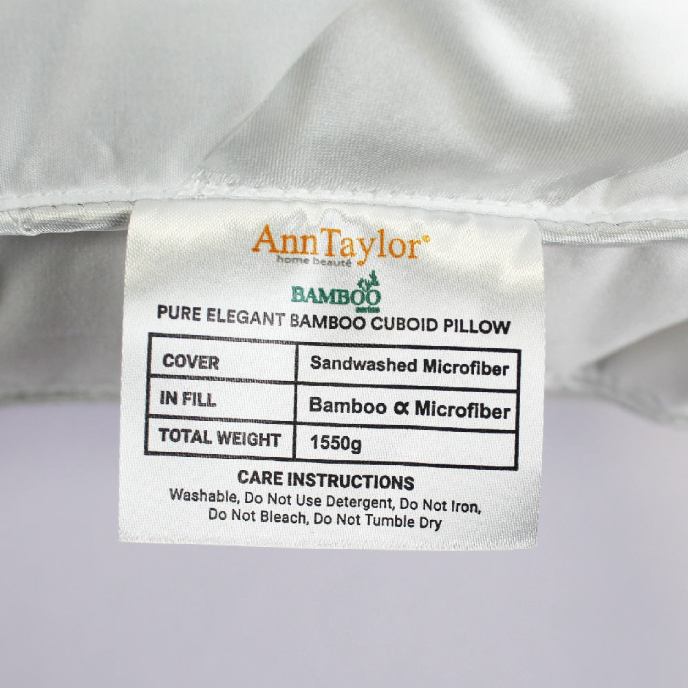 Ann Taylor Bamboo Series Luxury Comfort Cuboid Pillow