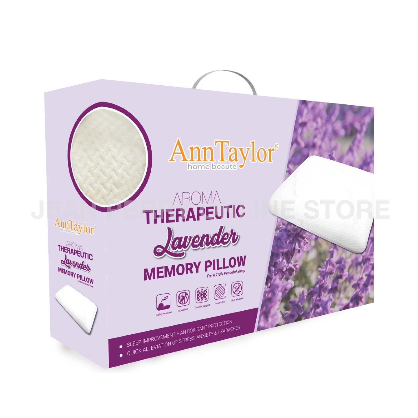 Ann Taylor Aroma Therapeutic Lavender Memory Pillow