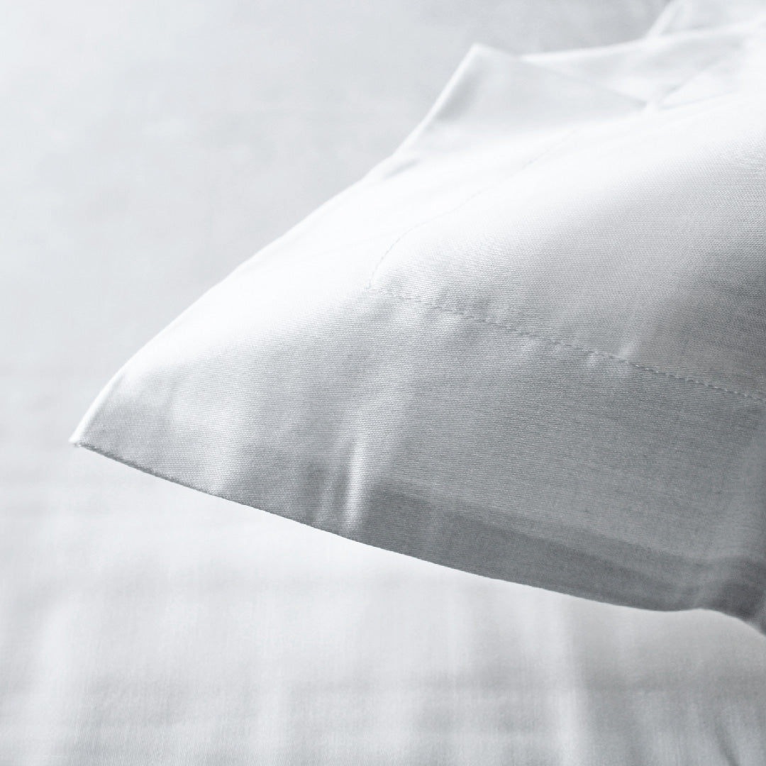 Jean Perry 100% Combed Cotton Sateen Hotel Series Luxury White 2pcs Pillow Case - 1000TC